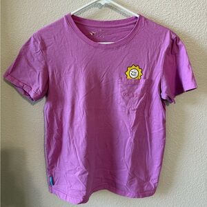 Pink Dutch Bros T-Shirt with Sun in the Pocket!